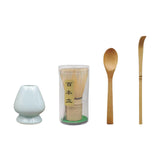 Maxbell Japanese Matcha Set Japanese Tea Utensils Traditional Gifts Matcha Whisk Set cyan