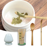 Maxbell Japanese Matcha Set Japanese Tea Utensils Traditional Gifts Matcha Whisk Set cyan