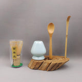 Maxbell Japanese Matcha Set Japanese Tea Utensils Traditional Gifts Matcha Whisk Set cyan