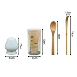 Maxbell Japanese Matcha Set Japanese Tea Utensils Traditional Gifts Matcha Whisk Set cyan