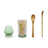 Maxbell Japanese Matcha Set Japanese Tea Utensils Traditional Gifts Matcha Whisk Set green