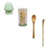 Maxbell Japanese Matcha Set Japanese Tea Utensils Traditional Gifts Matcha Whisk Set green