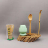 Maxbell Japanese Matcha Set Japanese Tea Utensils Traditional Gifts Matcha Whisk Set green