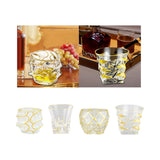 Maxbell Bar Whisky Glass Clear Mug Whisky Tumbler for Bourbon Cocktails Wine Tasting 300ML