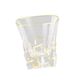 Maxbell Bar Whisky Glass Clear Mug Whisky Tumbler for Bourbon Cocktails Wine Tasting 280ML A