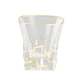 Maxbell Bar Whisky Glass Clear Mug Whisky Tumbler for Bourbon Cocktails Wine Tasting 280ML A
