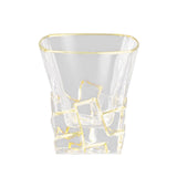 Maxbell Bar Whisky Glass Clear Mug Whisky Tumbler for Bourbon Cocktails Wine Tasting 280ML A