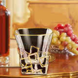 Maxbell Bar Whisky Glass Clear Mug Whisky Tumbler for Bourbon Cocktails Wine Tasting 280ML A