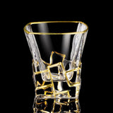 Maxbell Bar Whisky Glass Clear Mug Whisky Tumbler for Bourbon Cocktails Wine Tasting 280ML A