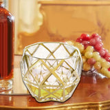 Maxbell Bar Whisky Glass Clear Mug Whisky Tumbler for Bourbon Cocktails Wine Tasting 280ML B