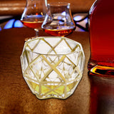Maxbell Bar Whisky Glass Clear Mug Whisky Tumbler for Bourbon Cocktails Wine Tasting 280ML B