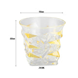 Maxbell Bar Whisky Glass Clear Mug Whisky Tumbler for Bourbon Cocktails Wine Tasting 280ML C