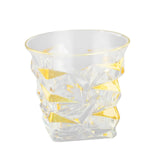 Maxbell Bar Whisky Glass Clear Mug Whisky Tumbler for Bourbon Cocktails Wine Tasting 280ML C