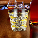 Maxbell Bar Whisky Glass Clear Mug Whisky Tumbler for Bourbon Cocktails Wine Tasting 280ML C