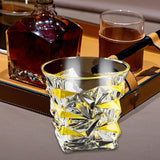 Maxbell Bar Whisky Glass Clear Mug Whisky Tumbler for Bourbon Cocktails Wine Tasting 280ML C