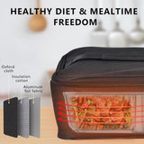 Maxbell Portable Oven Waterproof Personal Microwave for Trips Travel Family Gathering