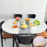 Maxbell 10x Disposable Tablecloth Nonslip Elastic Table Cover for Holiday Home Party Diameter 0.8m