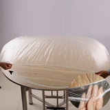 Maxbell 10x Disposable Tablecloth Nonslip Elastic Table Cover for Holiday Home Party Diameter 1m