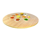 Maxbell 10x Disposable Tablecloth Nonslip Elastic Table Cover for Holiday Home Party Diameter 1.2m