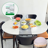 Maxbell 10x Disposable Tablecloth Nonslip Elastic Table Cover for Holiday Home Party Diameter 1.3m