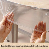 Maxbell 10x Disposable Tablecloth Nonslip Elastic Table Cover for Holiday Home Party Diameter 1.6m