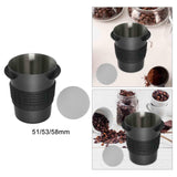 Maxbell Dosing Cup Reusable Coffee Barista Powder Picker Cup for Cafe Restaurant Bar with 51mm meshfilter