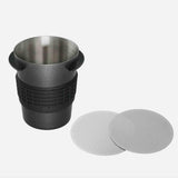Maxbell Dosing Cup Reusable Coffee Barista Powder Picker Cup for Cafe Restaurant Bar with 51mm meshfilter