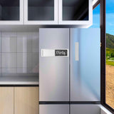 Maxbell Dishwasher Clean Dirty Sign Cute Cleaning Indicator for Kitchen Organization Silver