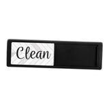 Maxbell Dishwasher Clean Dirty Sign Cute Cleaning Indicator for Kitchen Organization Black