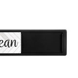 Maxbell Dishwasher Clean Dirty Sign Cute Cleaning Indicator for Kitchen Organization Black