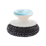 Maxbell Cast Iron Cleaner Kitchen Cleaning Brush for Pots Cookware Cast Iron Skillet Blue