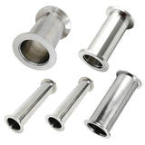 Maxbell Sanitary Spool Tube Straight Pipe Joint Seamless Ferrule Flange Pipe Fitting 19mm