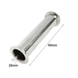 Maxbell Sanitary Spool Tube Straight Pipe Joint Seamless Ferrule Flange Pipe Fitting 28mm
