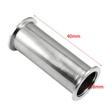 Maxbell Sanitary Spool Tube Straight Pipe Joint Seamless Ferrule Flange Pipe Fitting 54mm