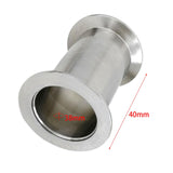 Maxbell Sanitary Spool Tube Straight Pipe Joint Seamless Ferrule Flange Pipe Fitting 63mm
