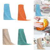 Maxbell Tear Away Towels Dish Towel Microfiber Towels Roll for Dishes Kitchen Window Blue