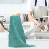 Maxbell Tear Away Towels Dish Towel Microfiber Towels Roll for Dishes Kitchen Window Dark Green