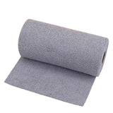 Maxbell Reusable Washable Rag Reusable Microfiber Towels Roll for Dorm Pan Tableware Gray