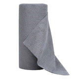 Maxbell Reusable Washable Rag Reusable Microfiber Towels Roll for Dorm Pan Tableware Gray