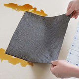 Maxbell Reusable Washable Rag Reusable Microfiber Towels Roll for Dorm Pan Tableware Gray