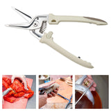 Maxbell Poultry Shears Kitchen Shears Multipurpose for Vegetables Fish Chopping Food White