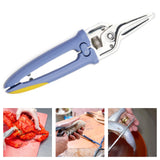 Maxbell Poultry Shears Kitchen Shears Multipurpose for Vegetables Fish Chopping Food Blue
