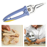 Maxbell Poultry Shears Kitchen Shears Multipurpose for Vegetables Fish Chopping Food Blue