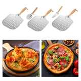 Maxbell Pizza Paddle & Cutter Set Easy Storage Pizza Shovel for Pastry Kitchen Bread Set A