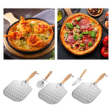 Maxbell Pizza Paddle & Cutter Set Easy Storage Pizza Shovel for Pastry Kitchen Bread Set A