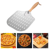 Maxbell Pizza Paddle & Cutter Set Easy Storage Pizza Shovel for Pastry Kitchen Bread Set A