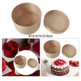 Maxbell Disposable Cake Container Take Away Box for Wedding Arrangements Anniversary 3inch