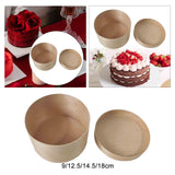 Maxbell Disposable Cake Container Take Away Box for Wedding Arrangements Anniversary 3inch