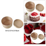 Maxbell Disposable Cake Container Take Away Box for Wedding Arrangements Anniversary 3inch