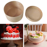 Maxbell Disposable Cake Container Take Away Box for Wedding Arrangements Anniversary 3inch